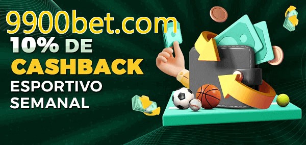 10% de bônus de cashback na 9900bet.com